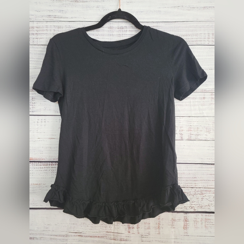 Banana Republic XS Black Designer Tee